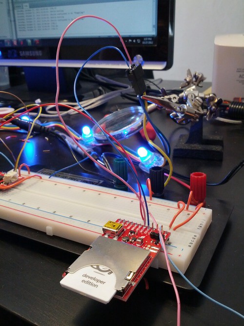 Testing with the Electric Imp hardware